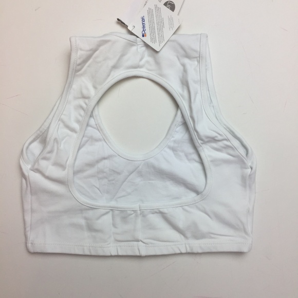 Compression Sports Bra Women Open Back White XS-S - Picture 2 of 6